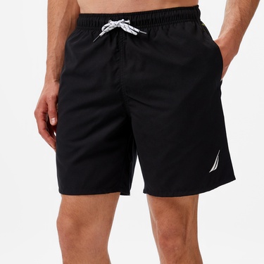  Nautica Regular Fit Erkek Siyah Deniz Şortu