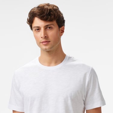  Nautica Erkek Beyaz Regular Fit T-Shirt