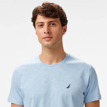  Nautica Erkek Mavi Regular Fit T-Shirt