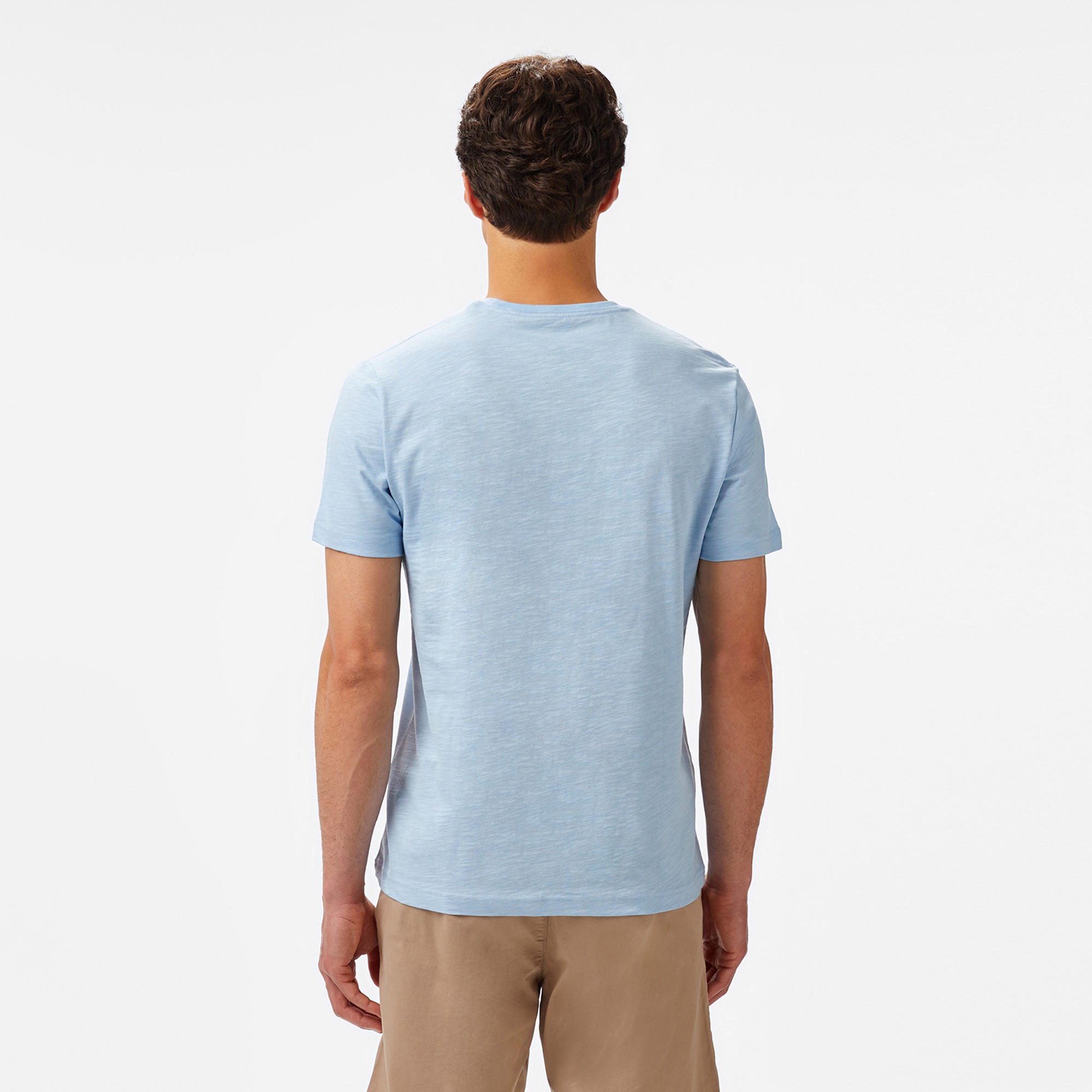 Nautica Erkek Mavi Regular Fit T-Shirt