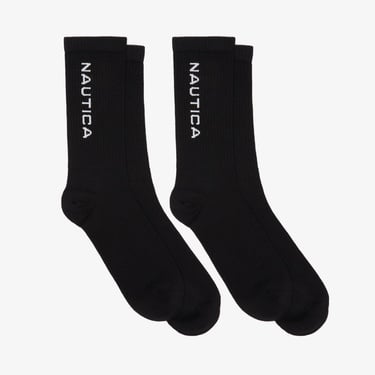  Nautica Unisex Siyah 2'li Çorap