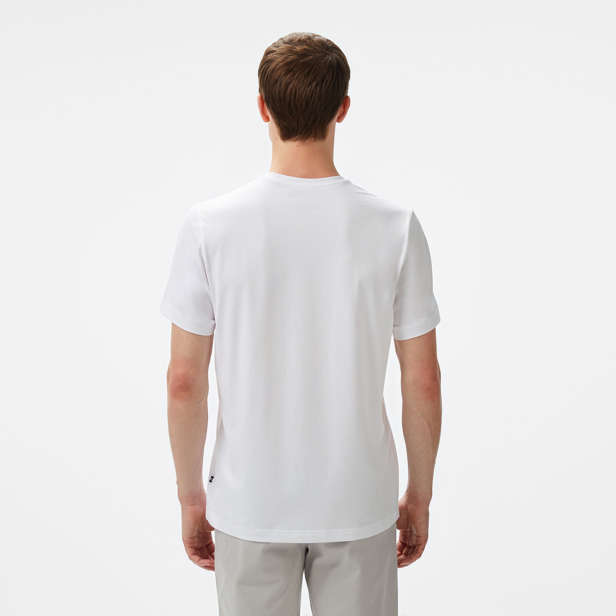 Nautica Erkek Beyaz Regular Fit T-Shirt