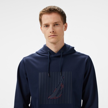  Nautica Erkek Lacivert Regular Fit Sweatshirt