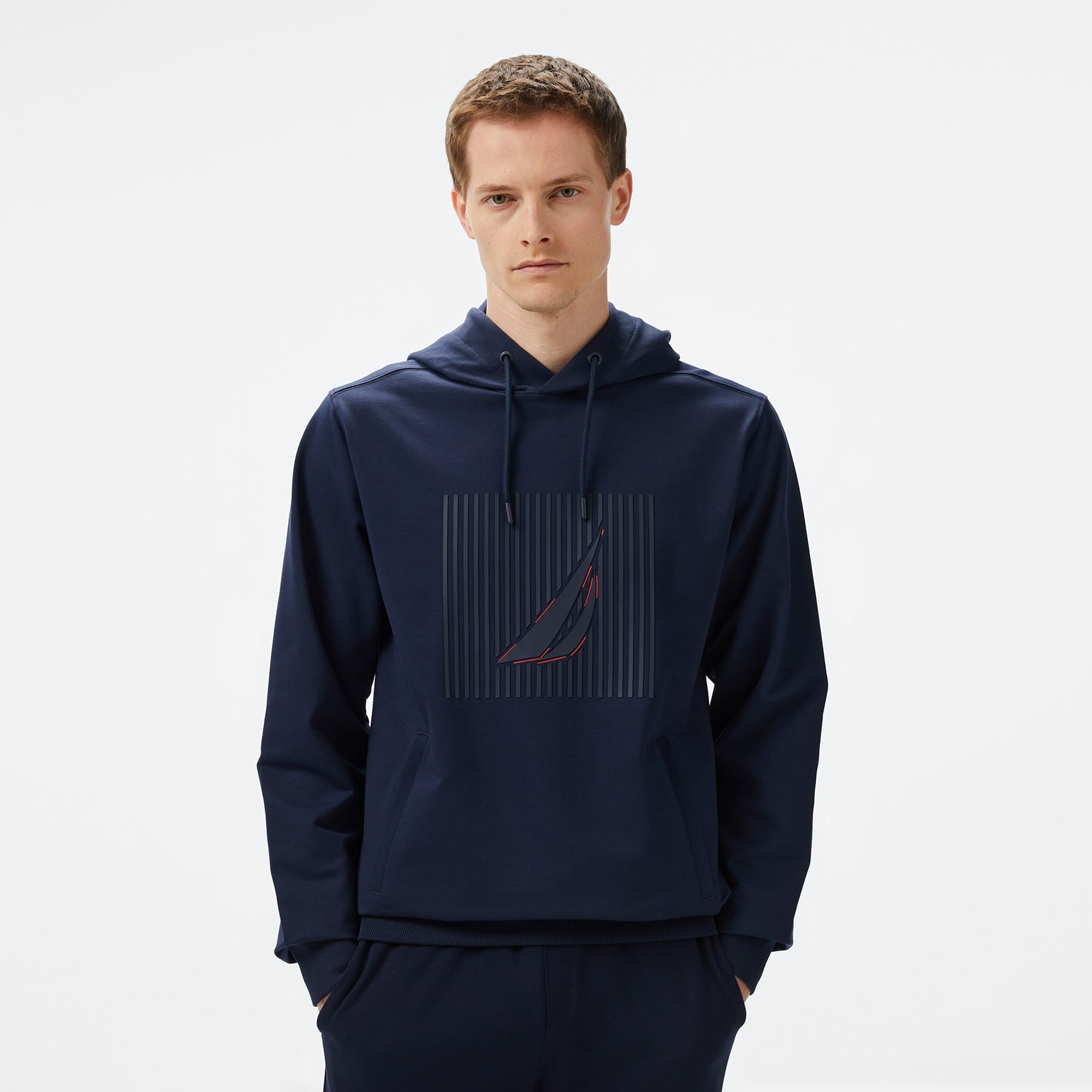 Nautica Erkek Lacivert Regular Fit Sweatshirt