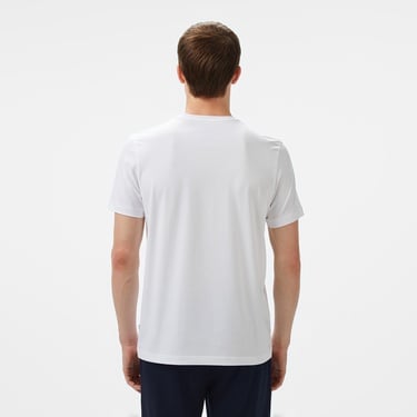  Nautica Erkek Beyaz Regular Fit T-Shirt