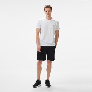  Nautica Erkek Beyaz Regular Fit T-Shirt