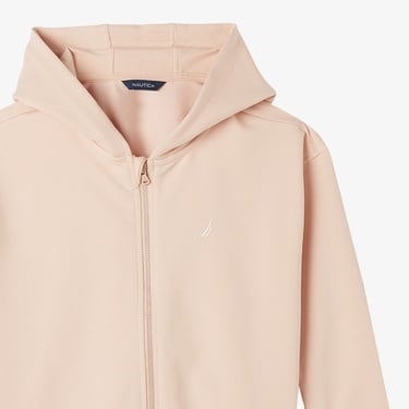  Nautica Kız Çocuk Pembe Standart Fit Kapüşonlu Sweatshirt