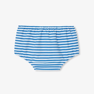  Jacadi Paris Yenidoğan Kız Bebek Çizgili Poplin Elbise