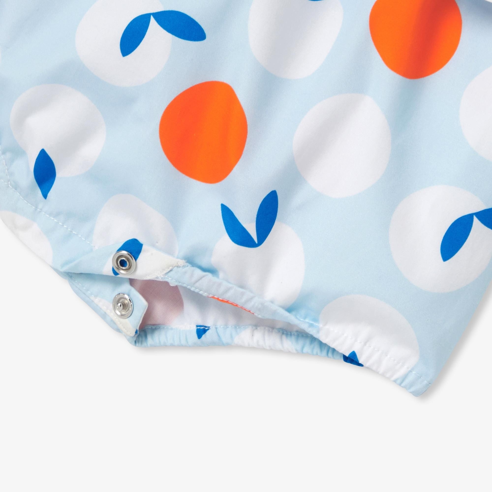 Jacadi Paris Yenidoğan Kız Bebek Interlok Örgü Desenli Kısa Tulum