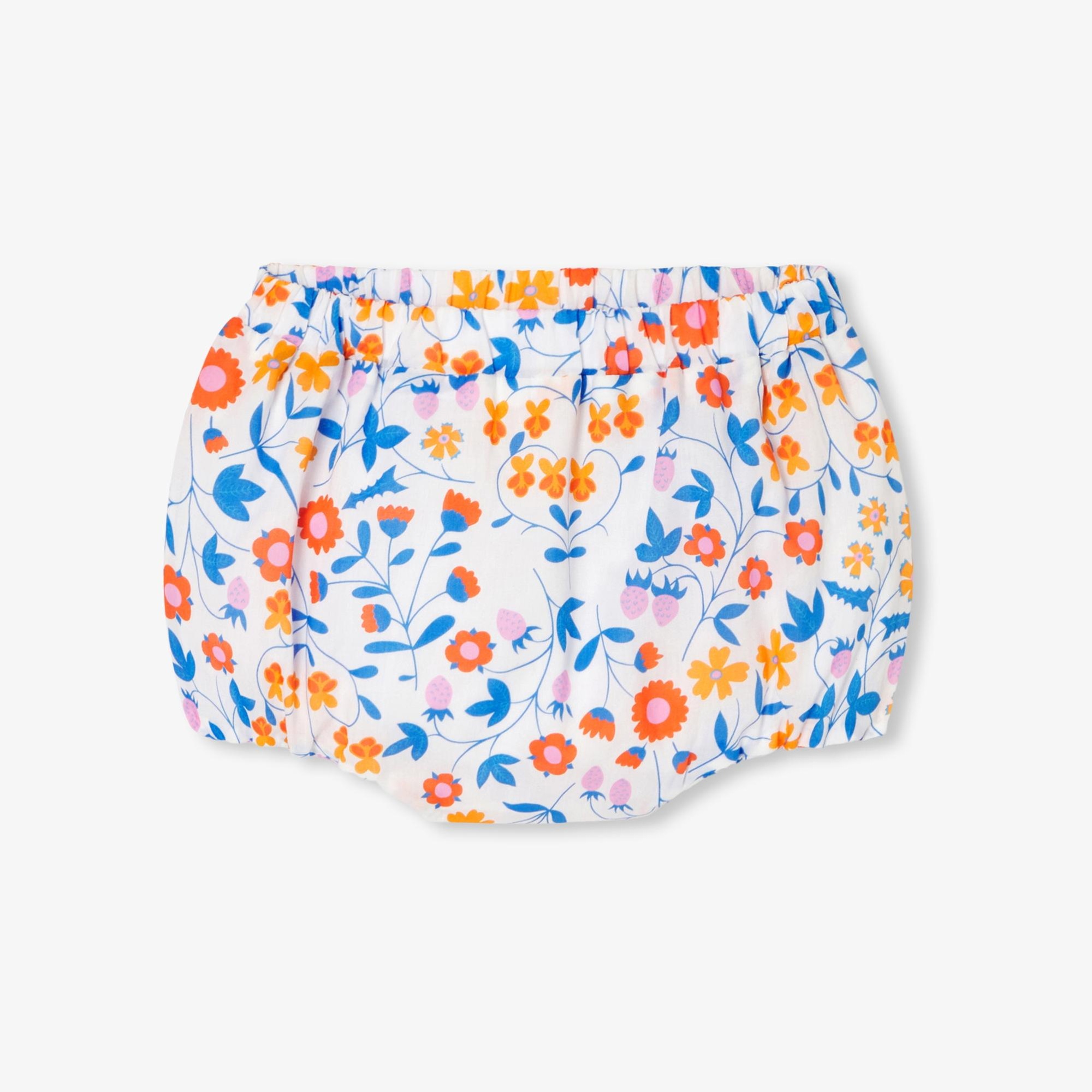 Jacadi Paris Yenidoğan Kız Bebek Çiçek Desenli İkili Set