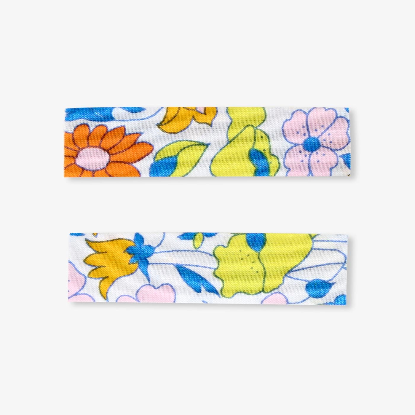  Jacadi Paris Kız Çocuk Klipsli 2'li Çiçek Desenli Toka