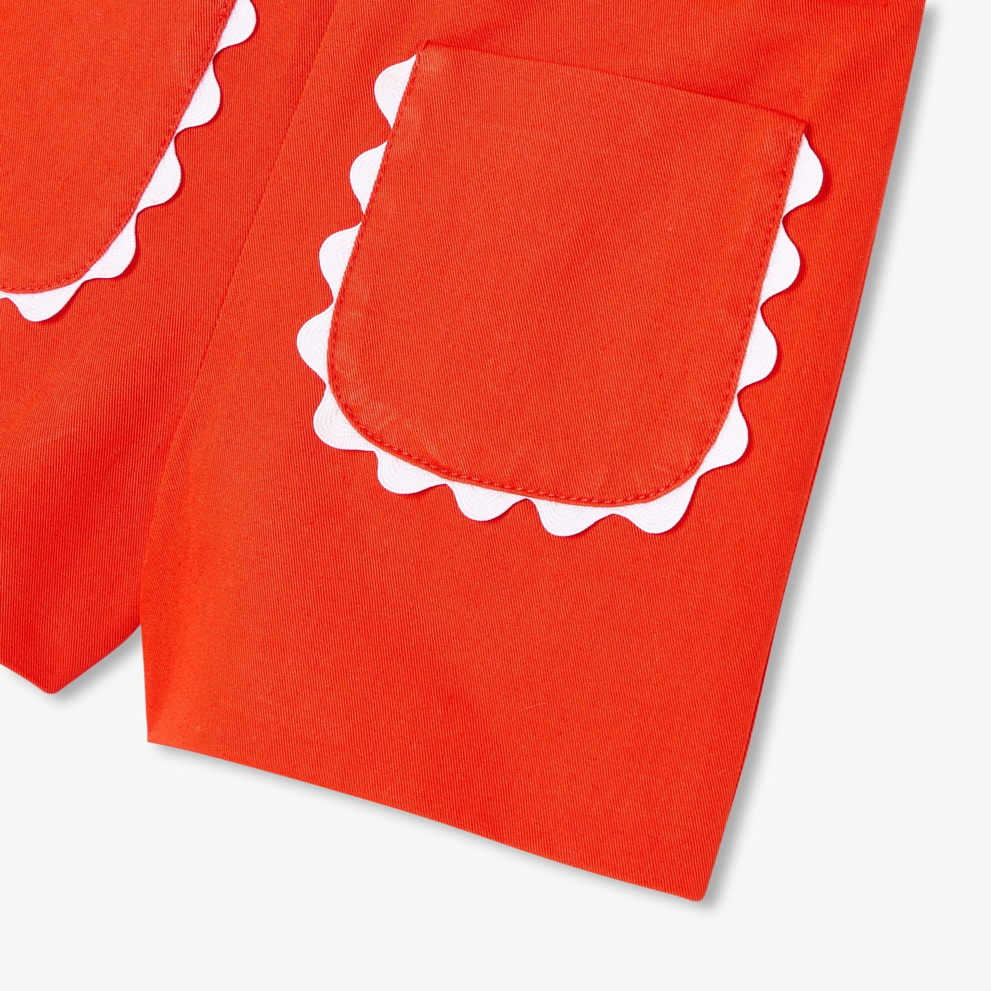 Jacadi Paris Kız Bebek Yama Cepli Twill Şort