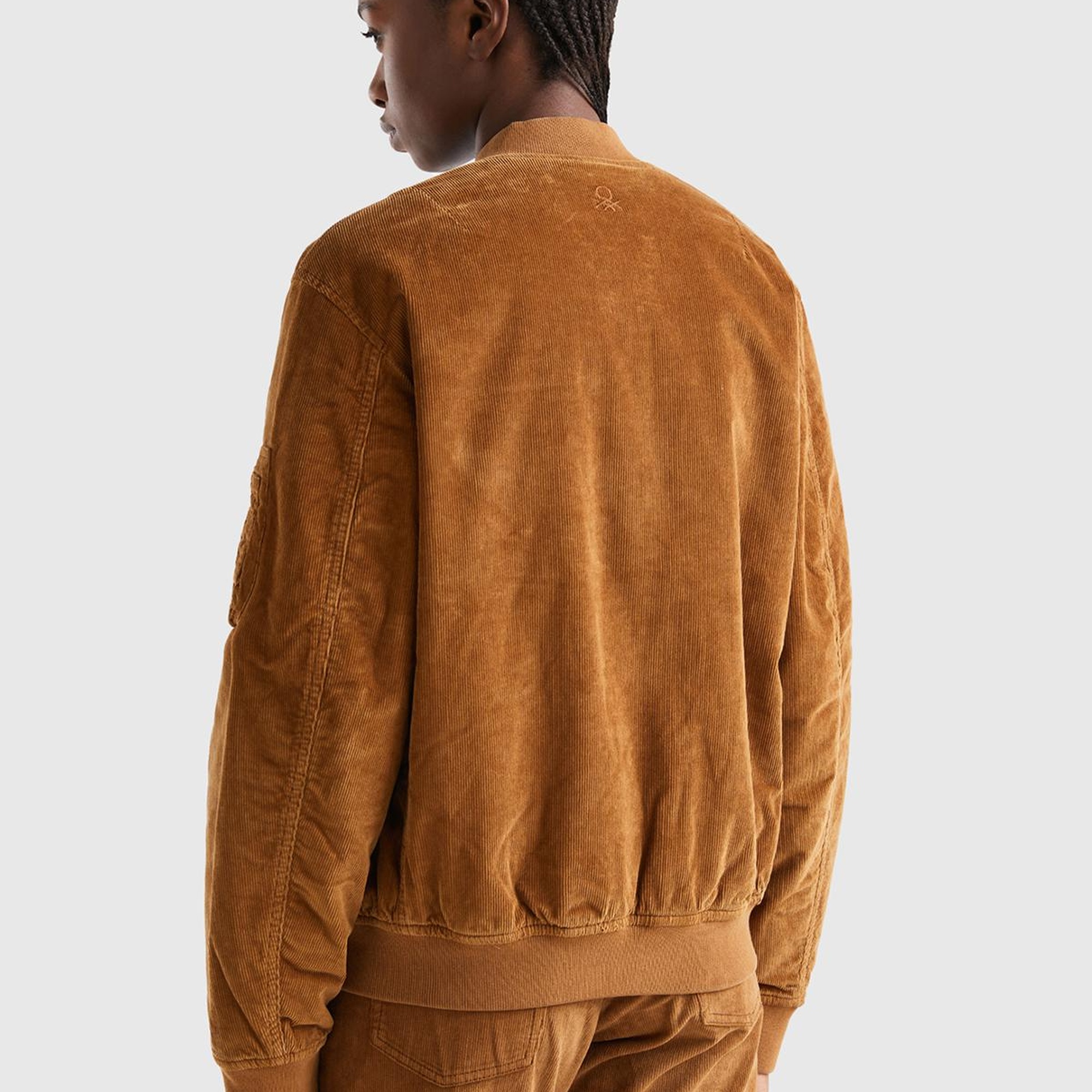 Unisex Kahverengi Bomber Ceket