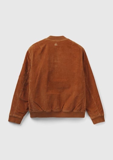  Unisex Kahverengi Bomber Ceket