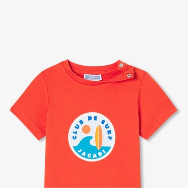  Jacadi Paris Erkek Bebek Geometrik Baskılı T-Shirt