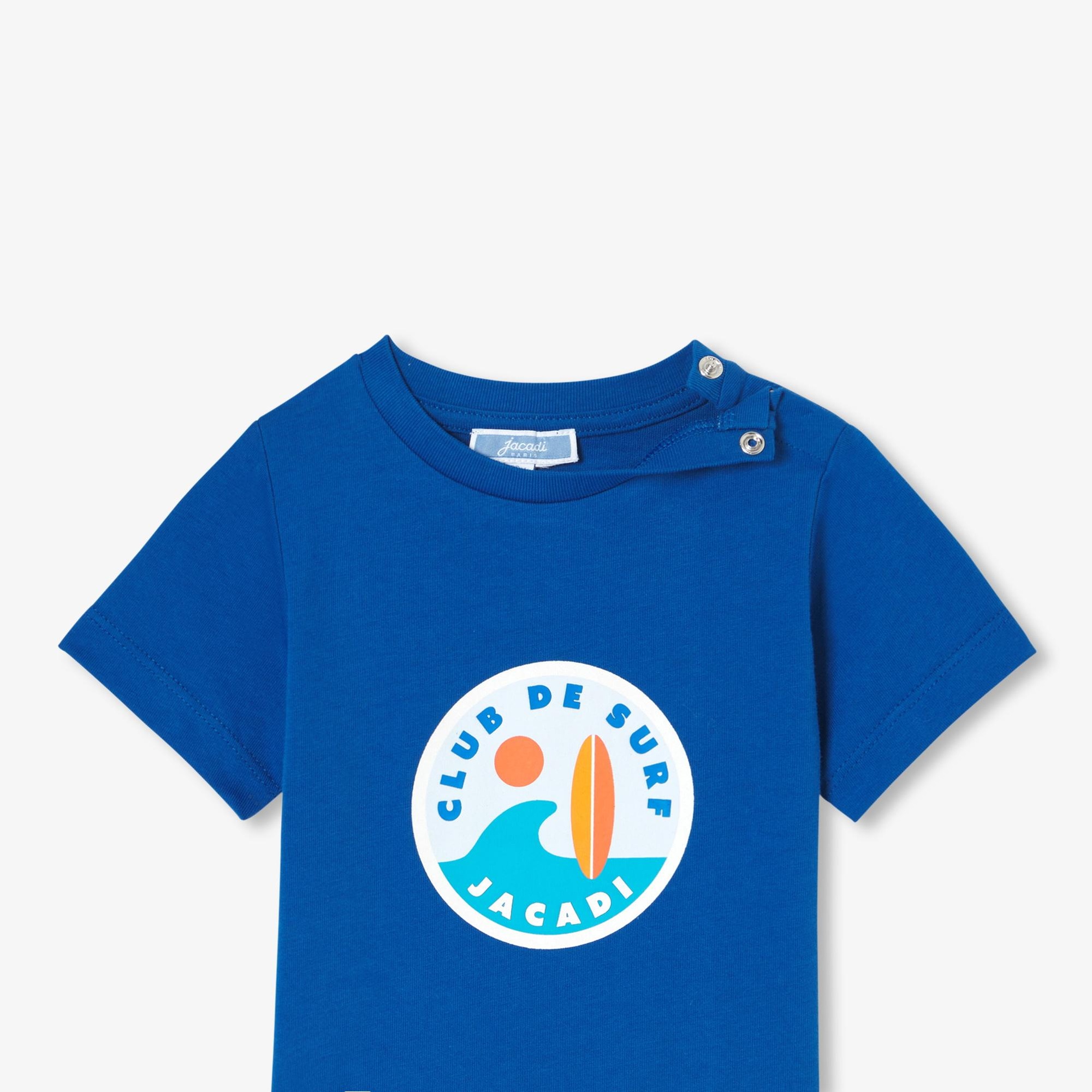 Jacadi Paris Erkek Bebek Geometrik Baskılı T-Shirt