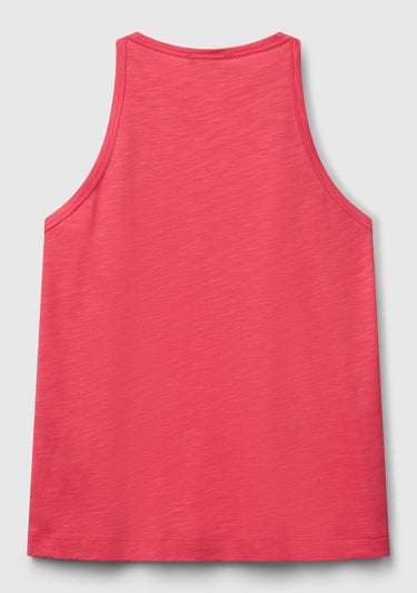  Kadın Turuncu Modal Karışımlı Slub Atlet