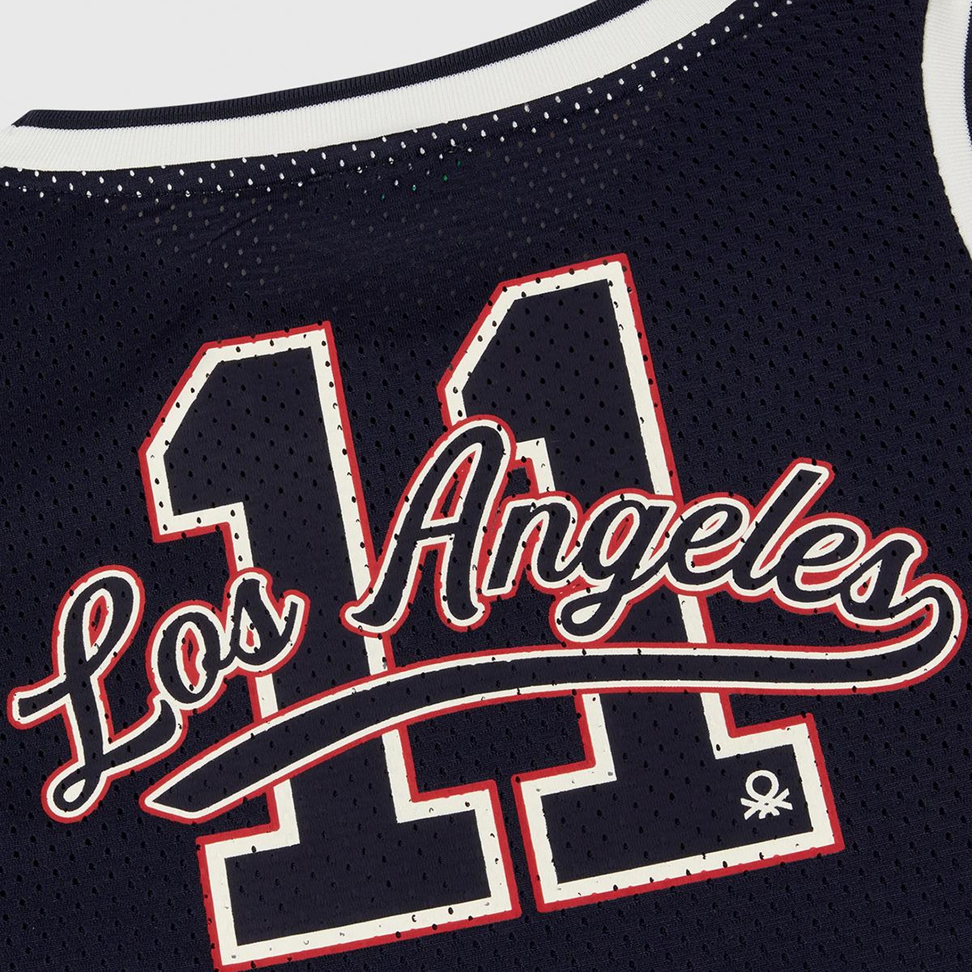 Erkek Çocuk Lacivert Baskılı File Efekti Detaylı Basketbol Atleti