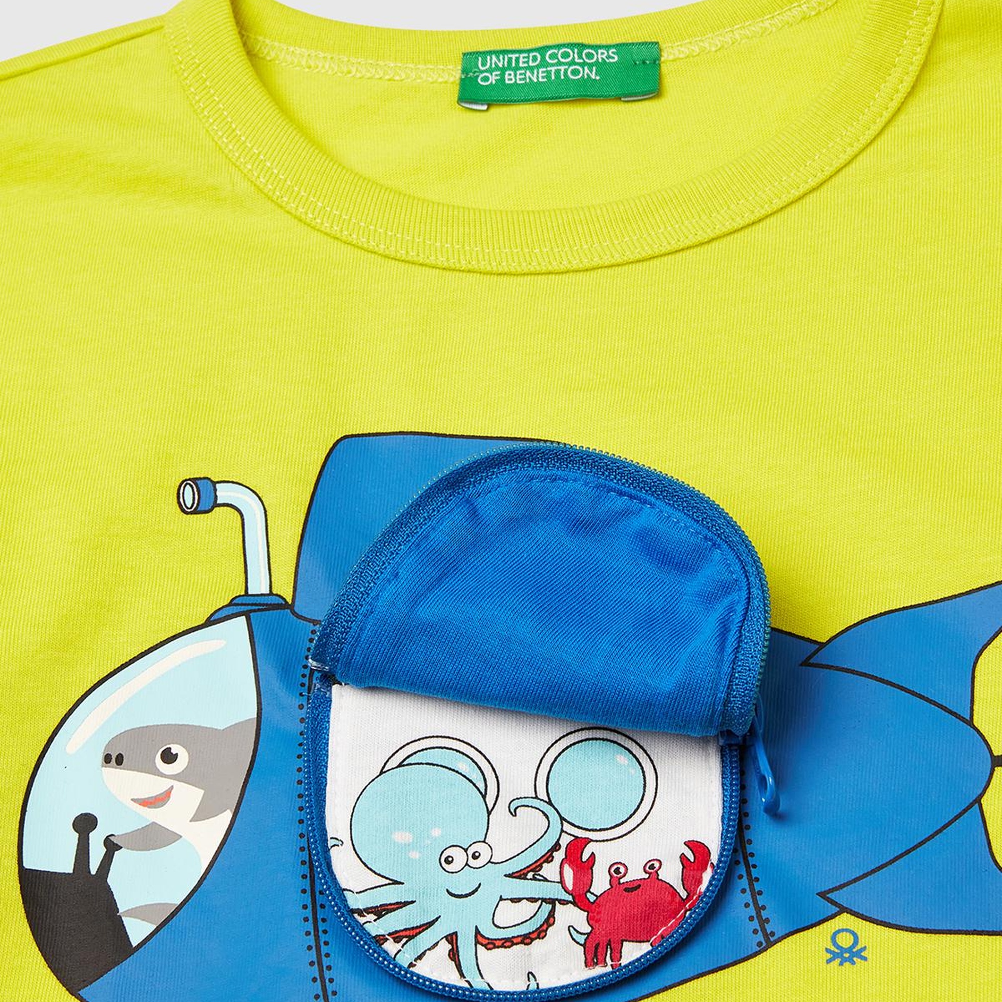 Erkek Çocuk Sarı 3D Baskılı T-Shirt