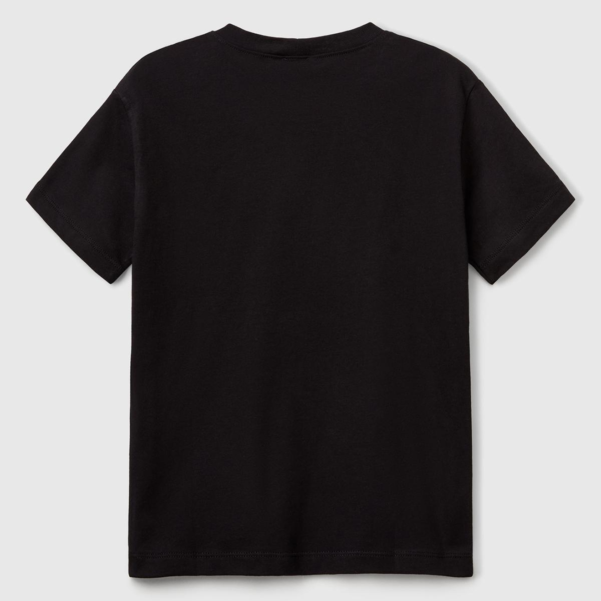 Erkek Çocuk Siyah Slogan Baskılı T-Shirt