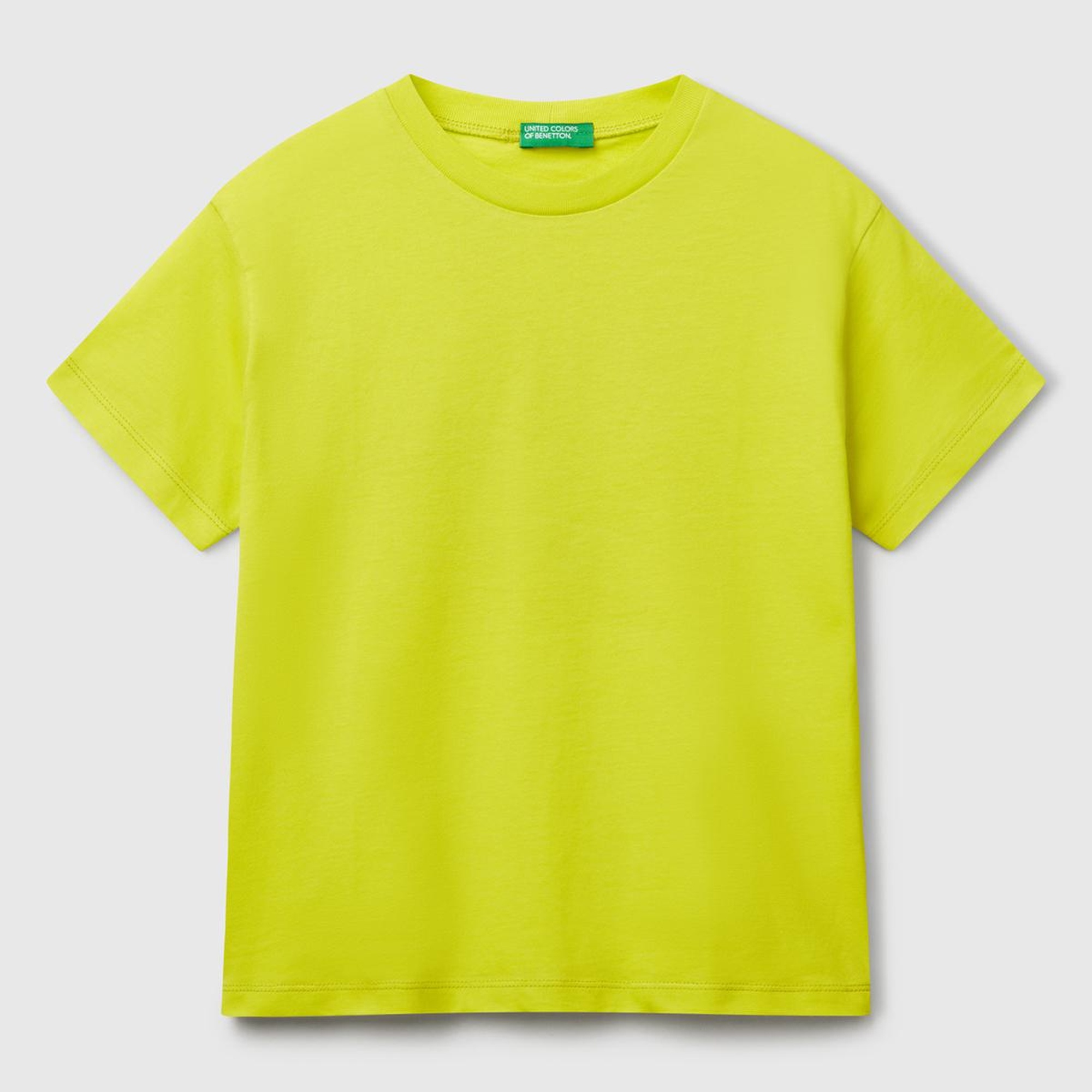 Erkek Çocuk Sarı Slogan Baskılı T-Shirt