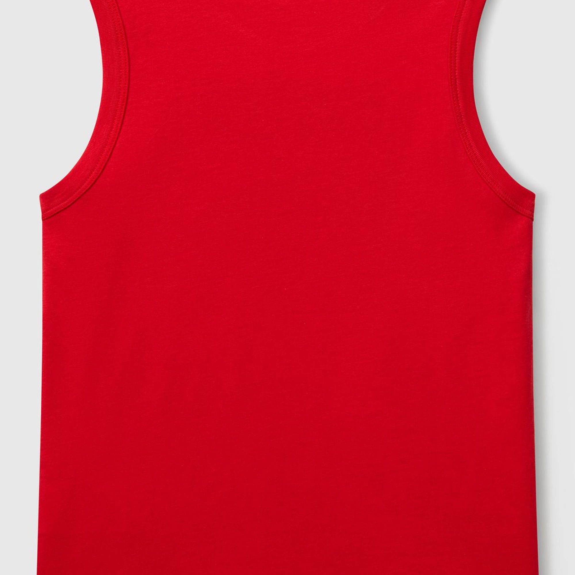 Erkek Çocuk Kırmızı Benetton Logo Baskılı Atlet