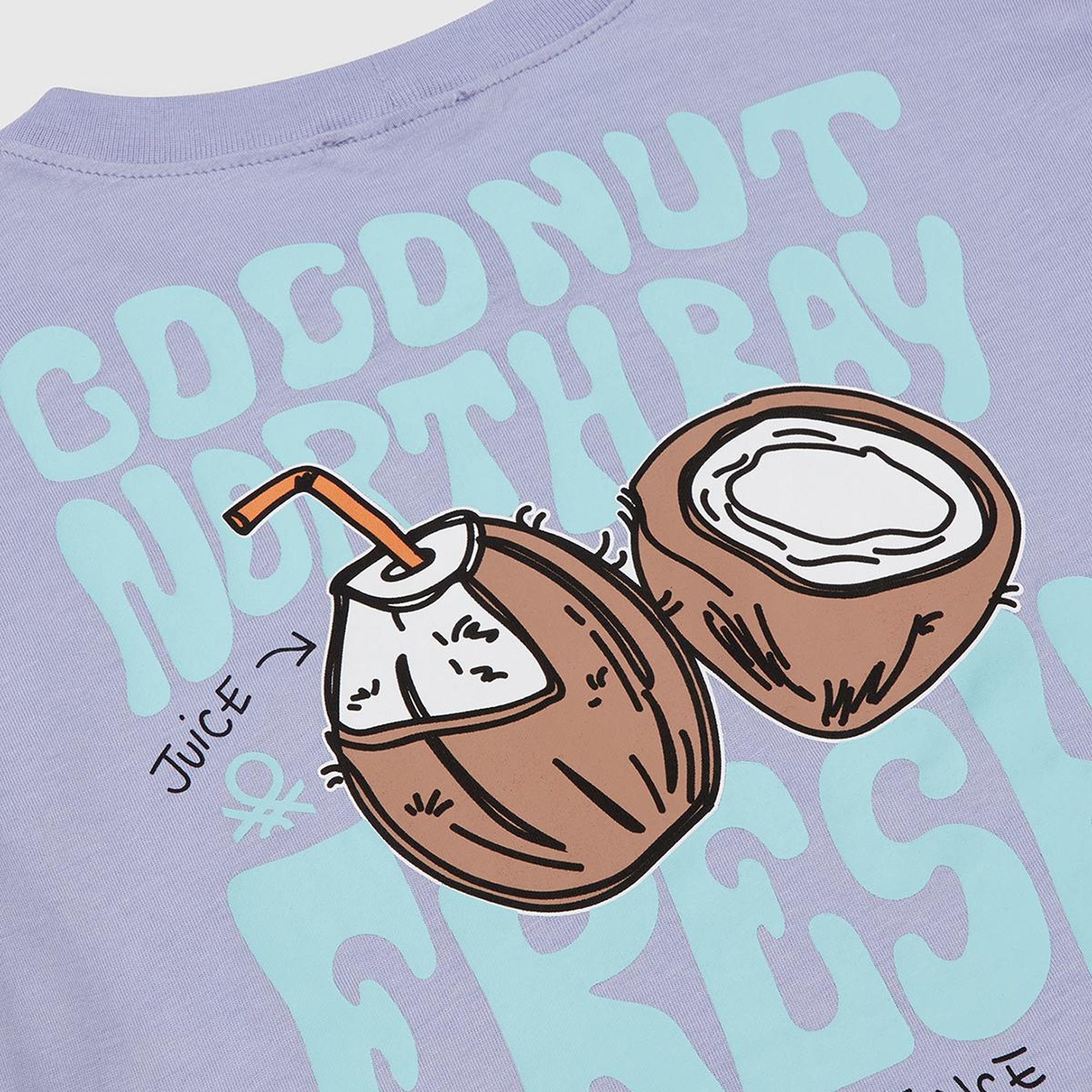 Erkek Çocuk Mor Slogan Baskılı T-Shirt