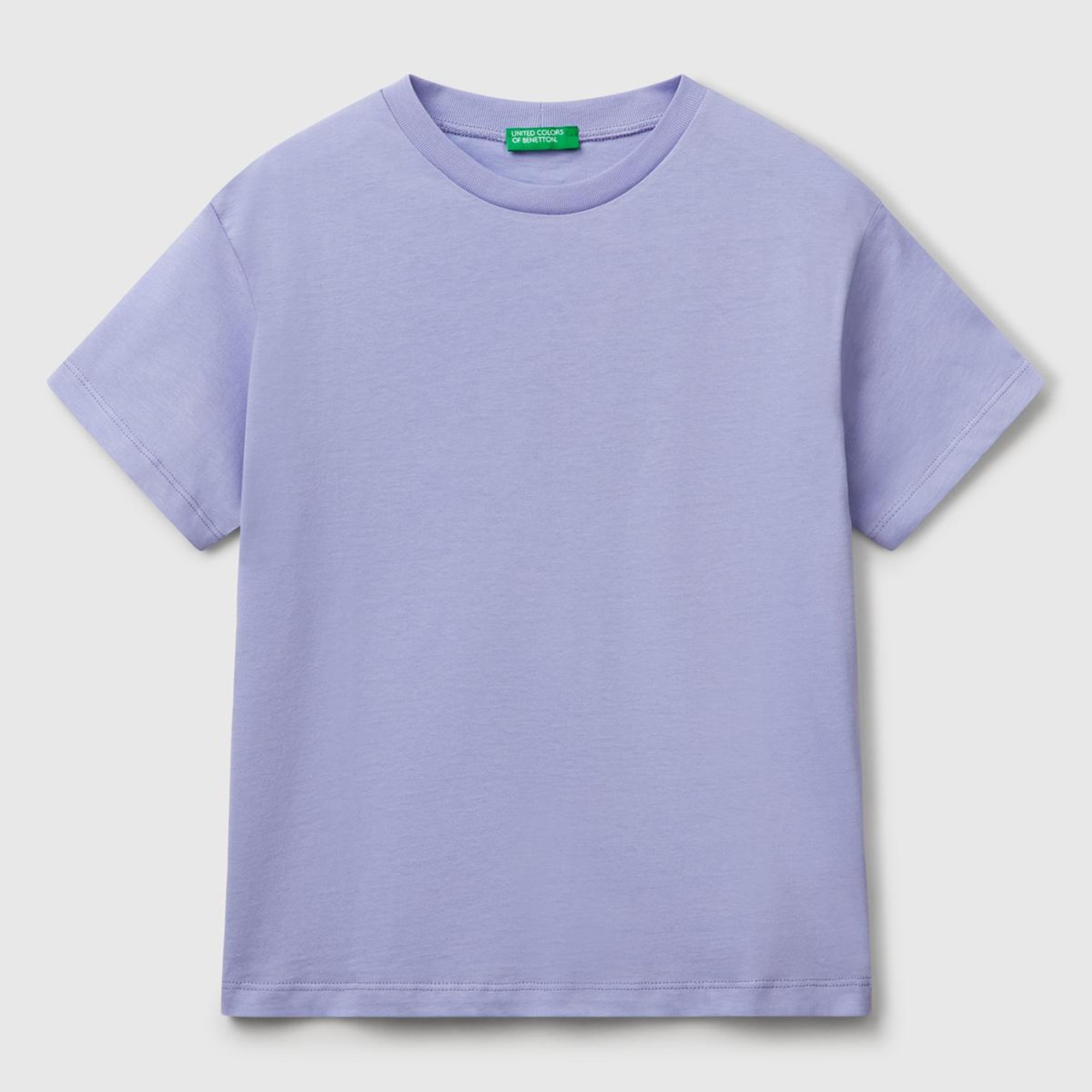 Erkek Çocuk Mor Slogan Baskılı T-Shirt