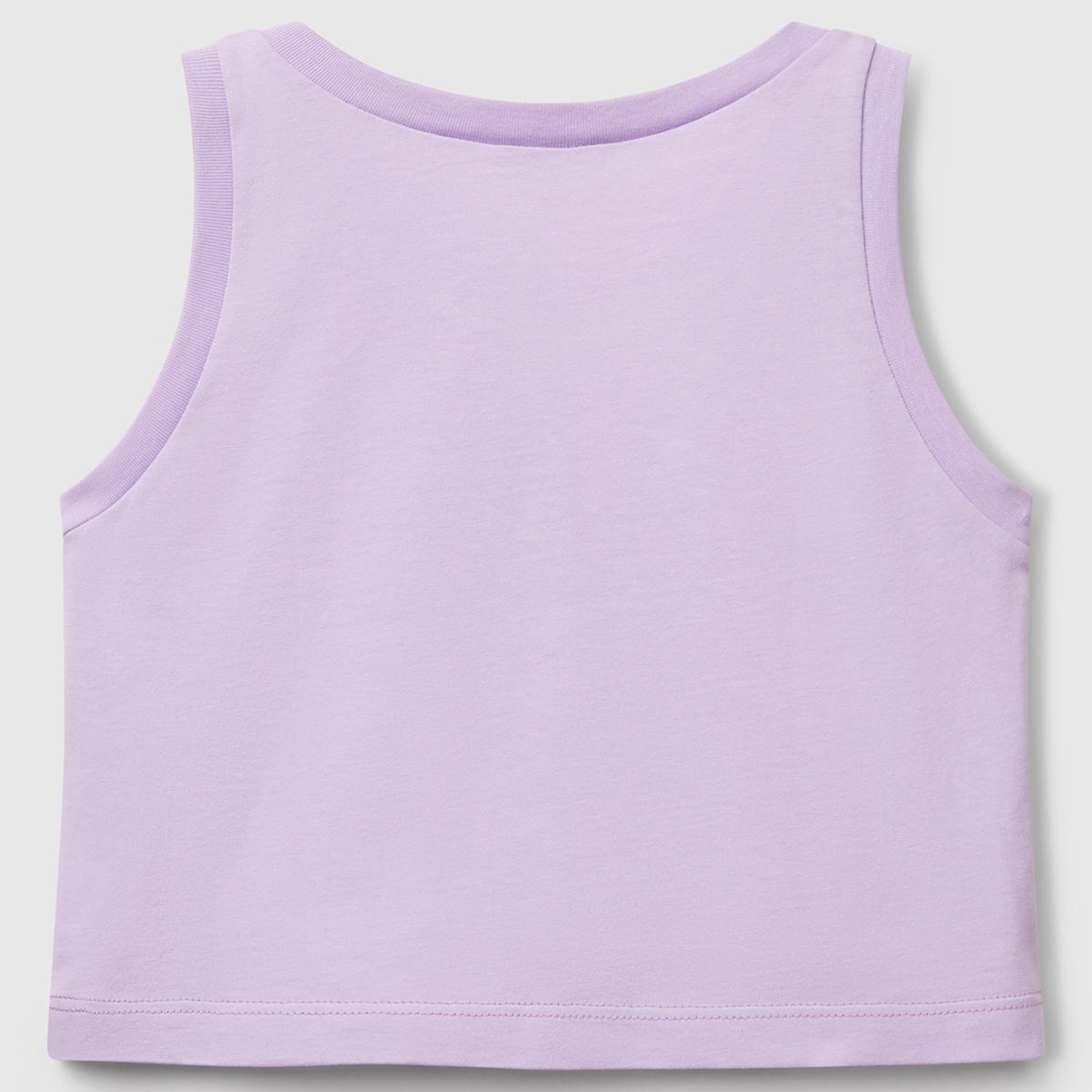 Kız Çocuk Lila Simli Benetton Logo Baskılı Atlet