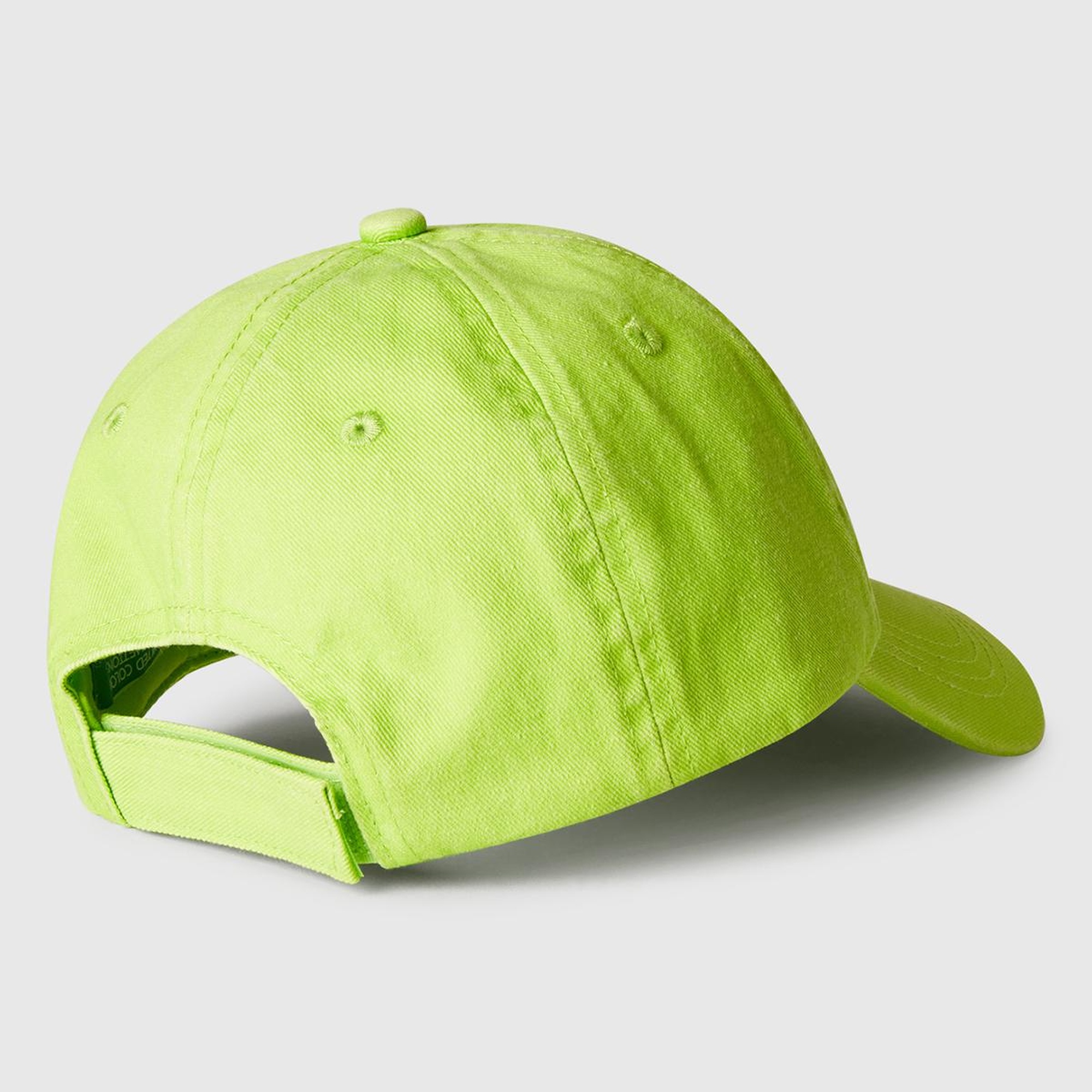 Erkek Çocuk Sarı Yırtıklı Eskitilmiş Efektli Nakış İşlemeli Kep Şapka