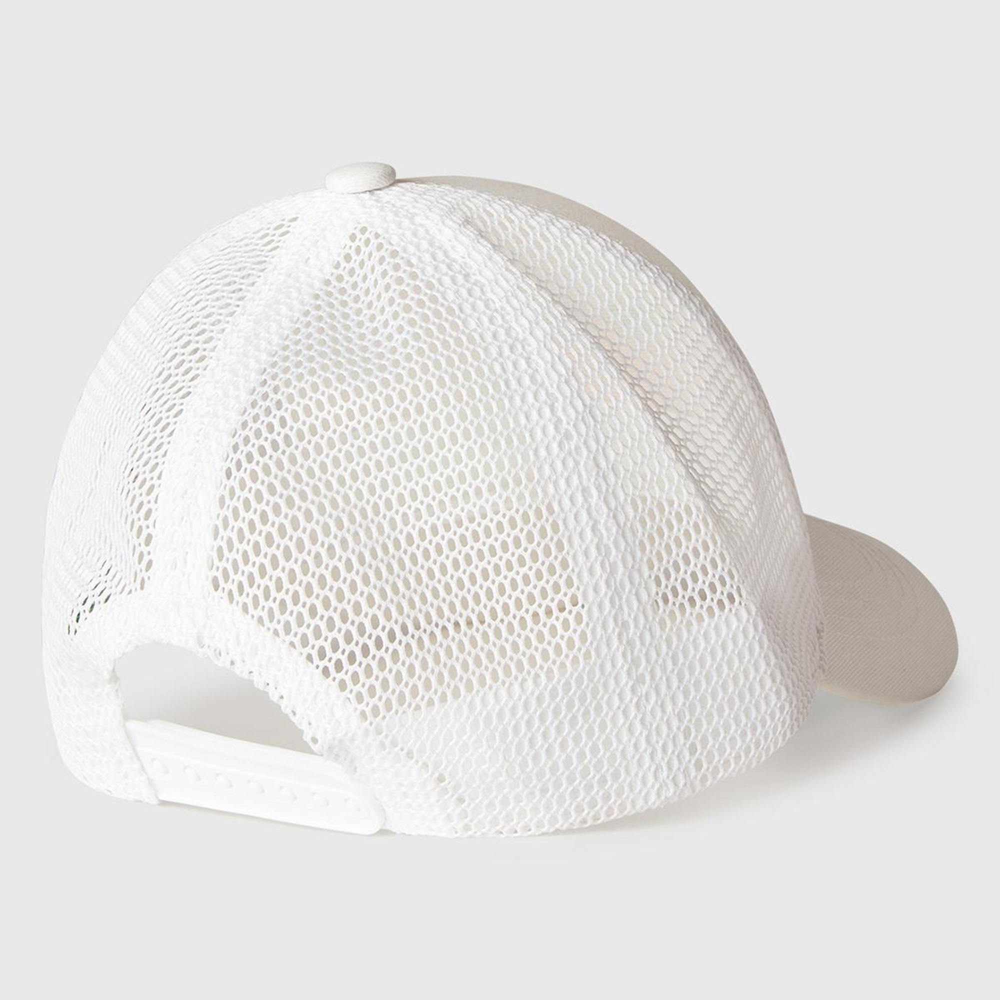 Erkek Çocuk Beyaz Önü Grafik Baskılı Arkası Fileli Ayarlanabilir Kep Şapka