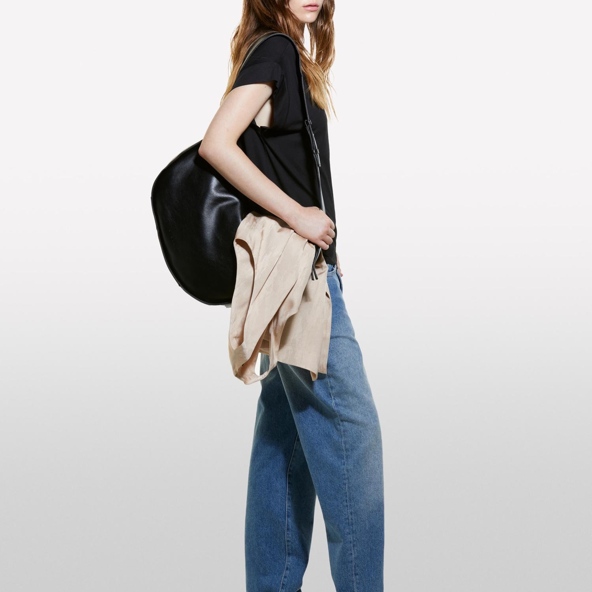 Kadın Modal Karışımlı Kimono Kollu T-Shirt