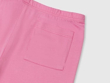  Erkek Çocuk Pembe Yazı Baskılı T-Shirt ve Şort Pijama Takım