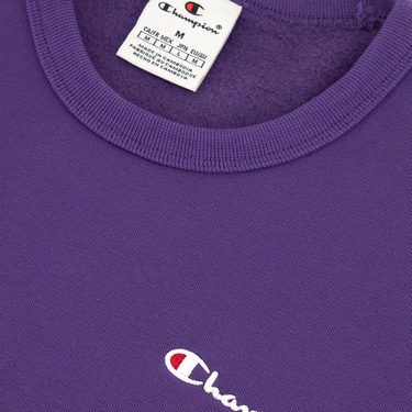  Champion Erkek Mor Sweatshirt