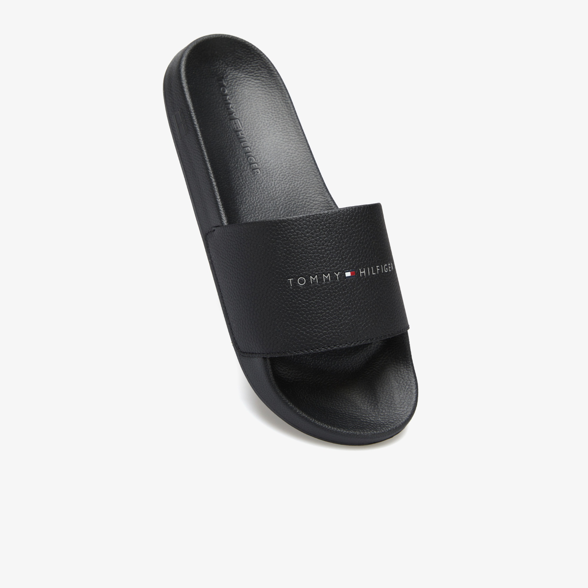 Tommy Hilfiger Hilifger Nyc Pool Erkek Siyah Terlik