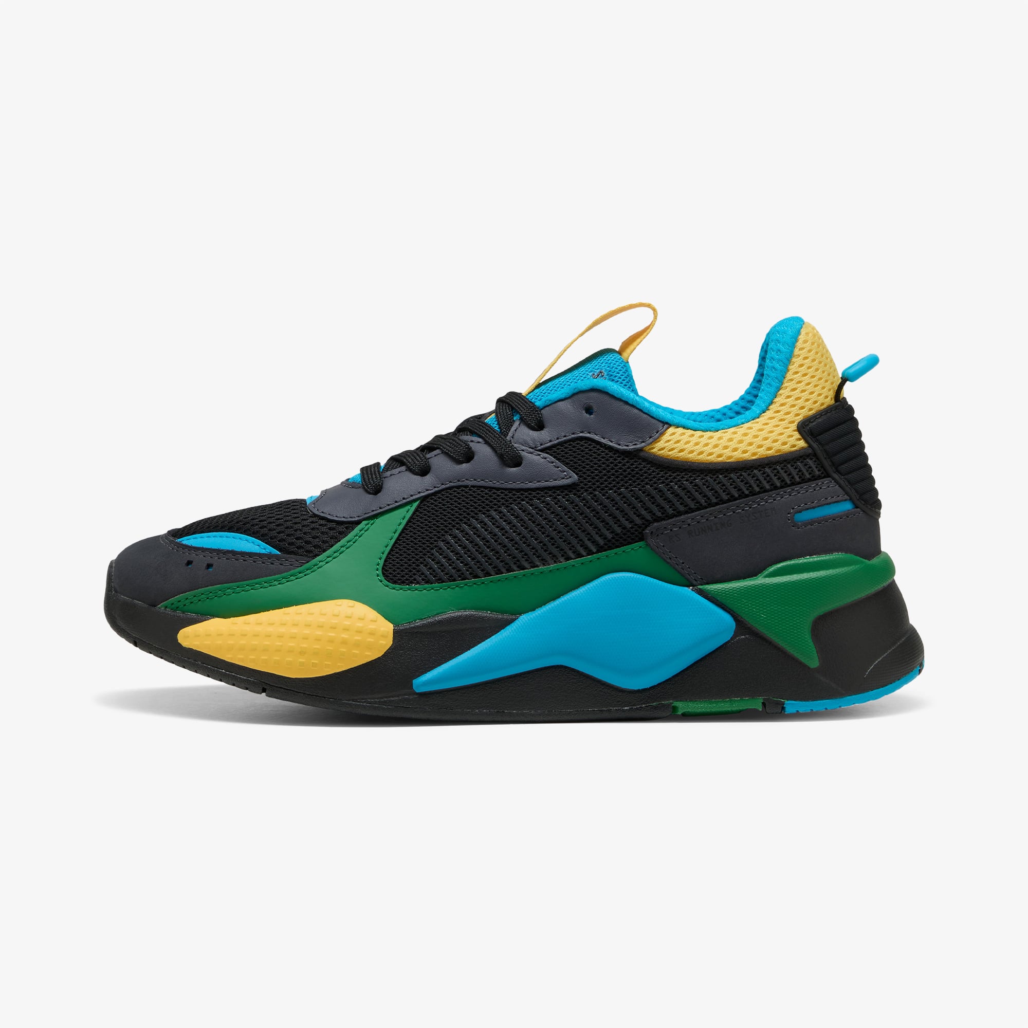 Puma Puma RS-X Toys Erkek Mavi/Yeşil/Siyah Spor Ayakkabı Sneaker | FashFed Siyah - 4. görsel