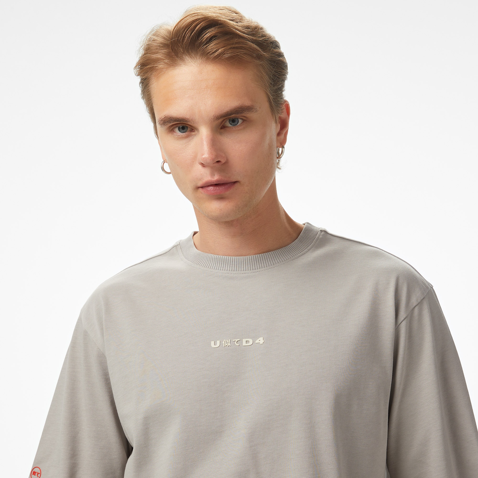 UNITED4 Erkek Gri T-Shirt