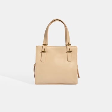  Kadın Bej Deri Omuz Çantası