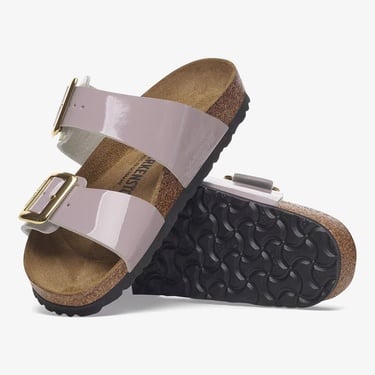  Birkenstock Sydney Cushion Buckle Bf Patent Kadın Mor Terlik