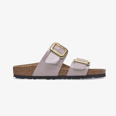  Birkenstock Sydney Cushion Buckle Bf Patent Kadın Mor Terlik