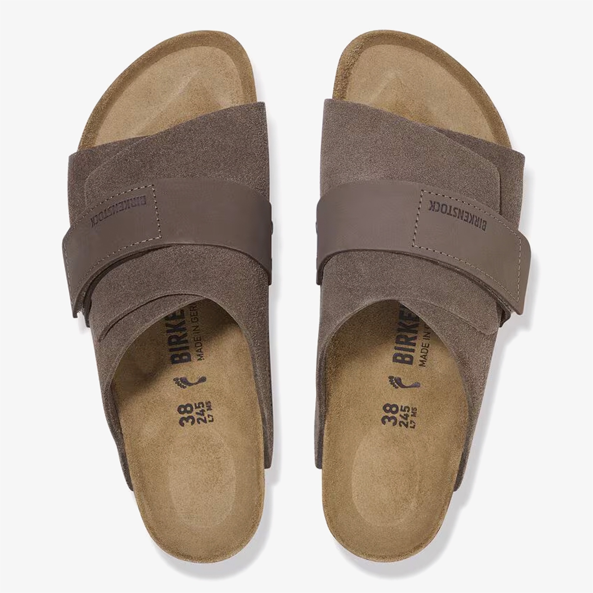Birkenstock Kyoto Vl Nu Erkek Gri Terlik