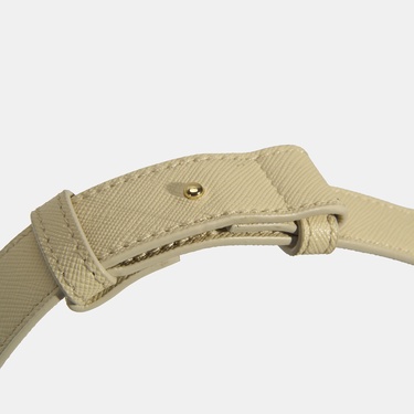  Kadın Bej Örgü Baskılı Omuz Çantası