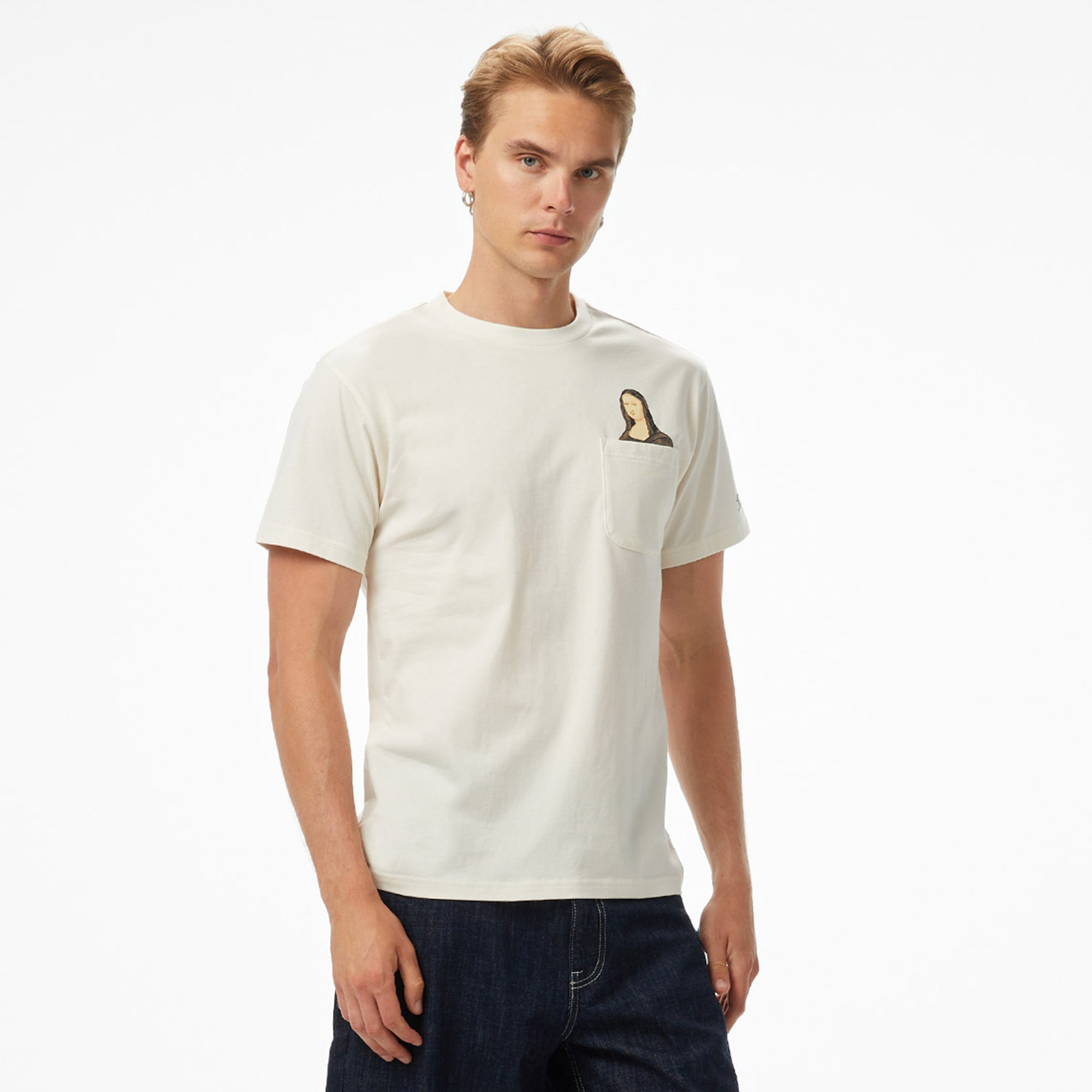 Ripndip Nermalisa Pocket Erkek Beyaz T-Shirt