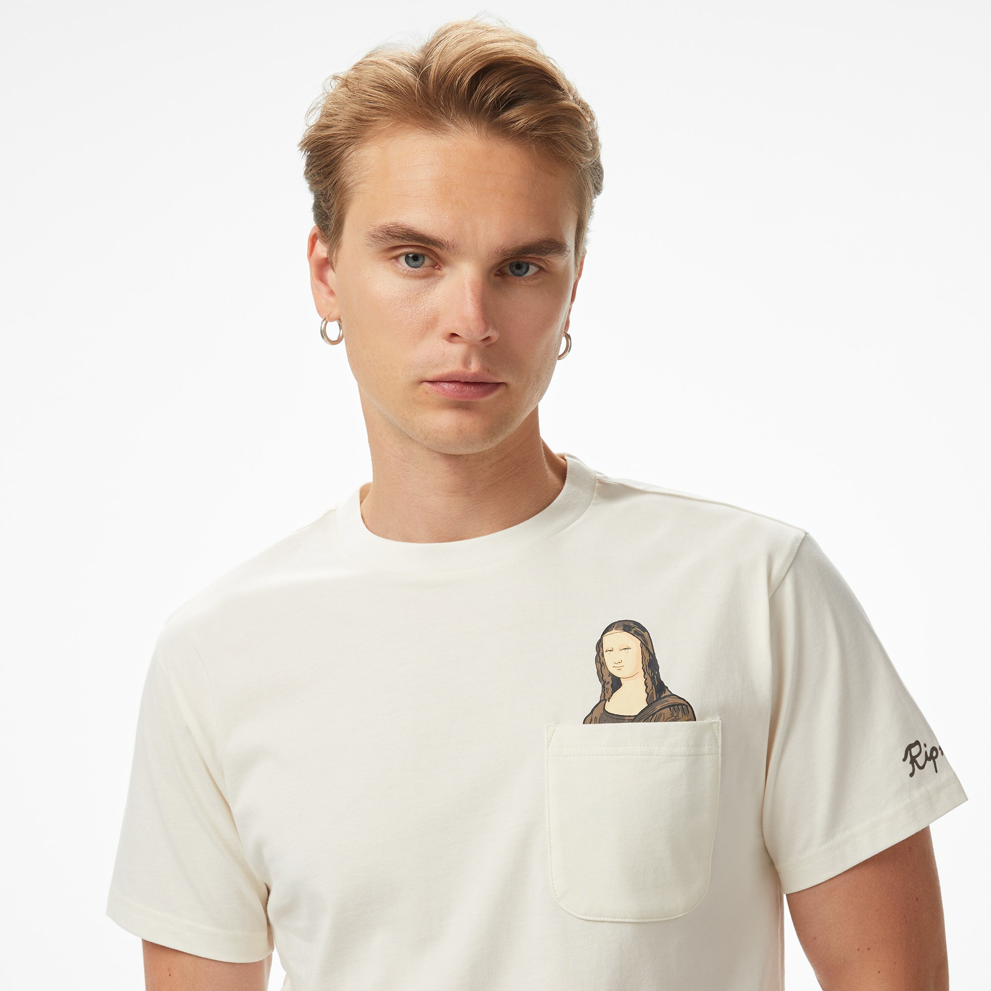 Ripndip Nermalisa Pocket Erkek Beyaz T-Shirt