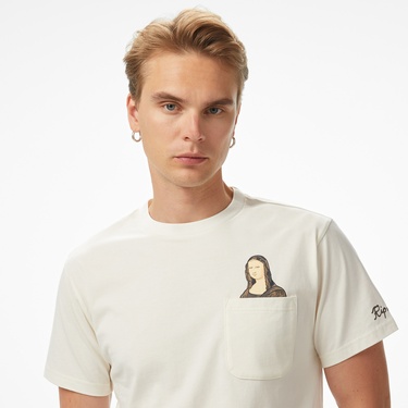  Ripndip Nermalisa Pocket Erkek Beyaz T-Shirt