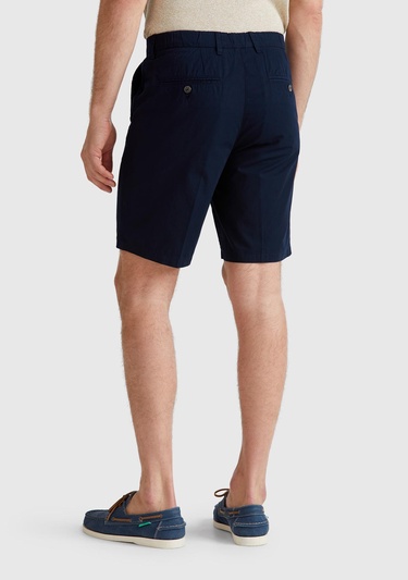  Erkek Lacivert %100 Koton Paraşüt Kumaş Bermuda Şort