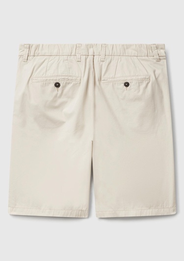  Erkek Taş Rengi %100 Koton Paraşüt Kumaş Bermuda Şort