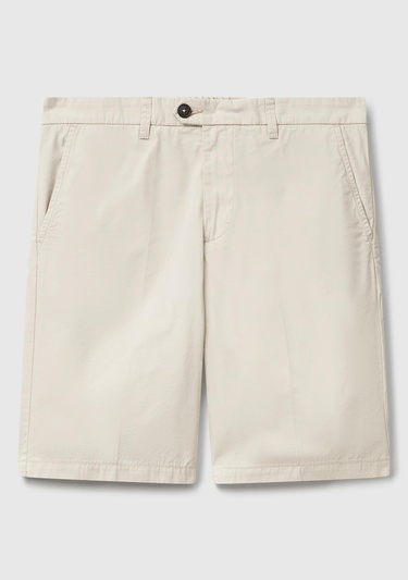  Erkek Taş Rengi %100 Koton Paraşüt Kumaş Bermuda Şort