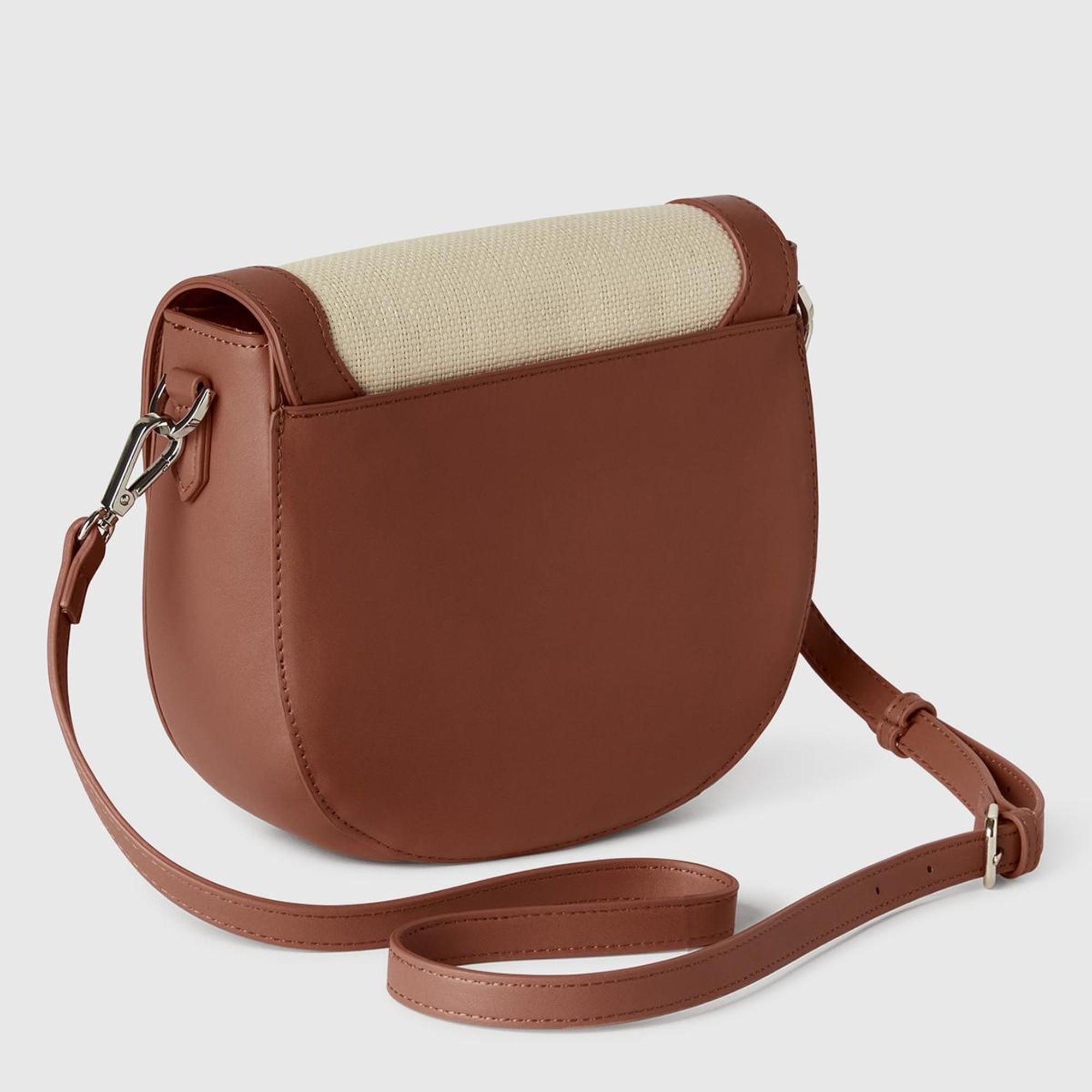 Kadın Kahverengi Logolu Omuz Çantası