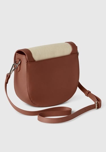  Kadın Kahverengi Logolu Omuz Çantası